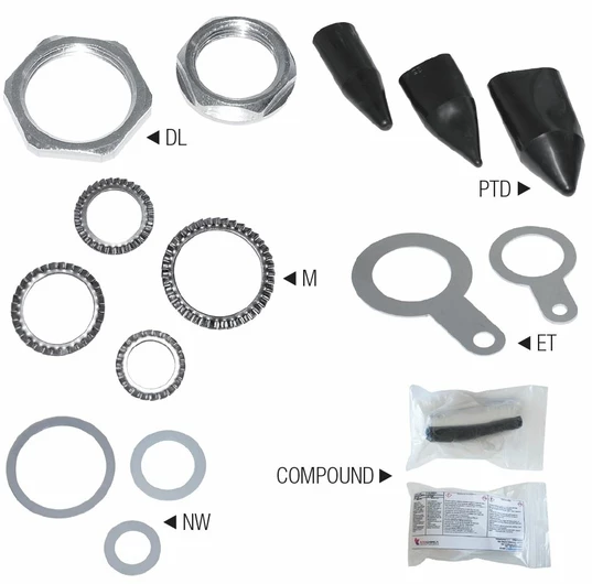 Accessories for cable clands