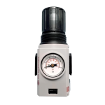 Pressure Reducer 1/4″with Pressure Gauge